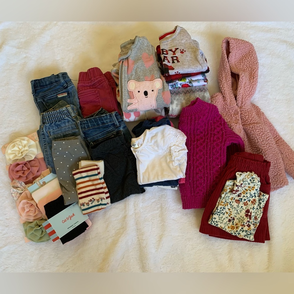 20 piece Girls Fall/Winter Clothing Bundle